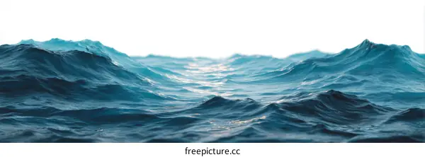 Ocean Waves Abstract Background