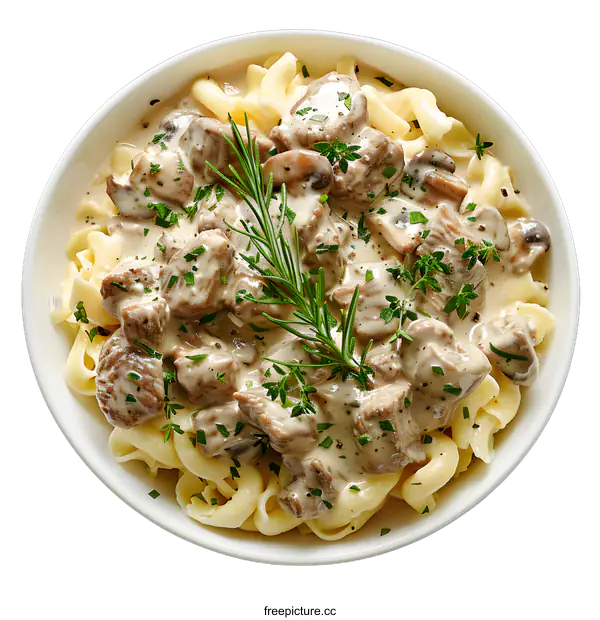 [Transparent Background PNG]Beef stew with noodles