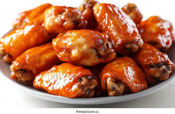 Deliciously Glazed Chicken Wings Ready to Eat