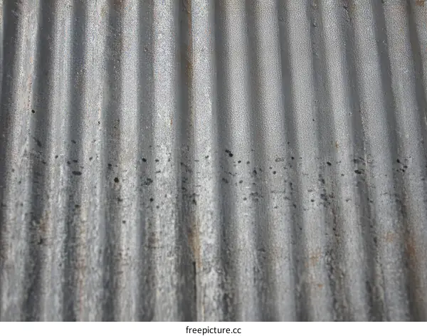 Corrugated Metal Sheet Texture