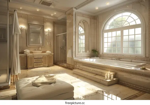 Luxury Exquisite Bathroom Interior Design