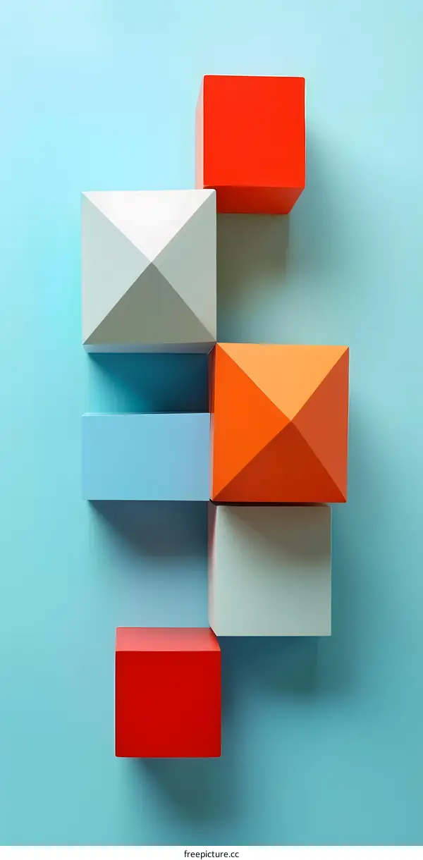 Abstract Geometric Shapes Minimalist Design