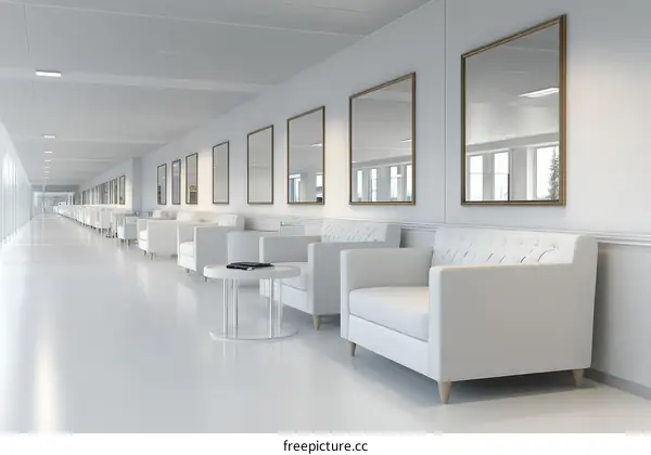 Modern Hospital Waiting Area Design