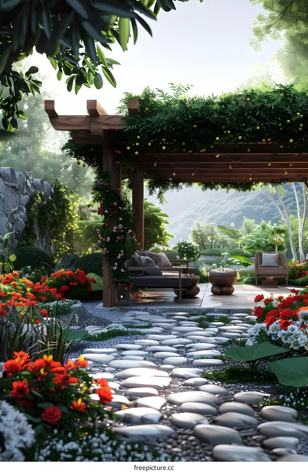 Courtyard design renderings