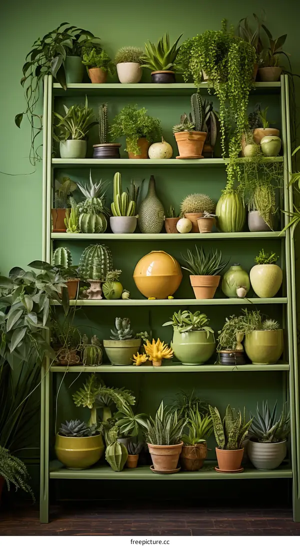 An Abundance of Greenery: A Collection of Potted Plants