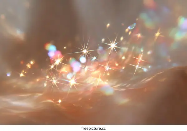 Abstract Sparkling Light Effects Background