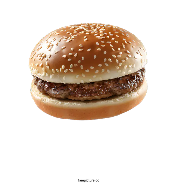 [Transparent Background PNG]hamburger on white background