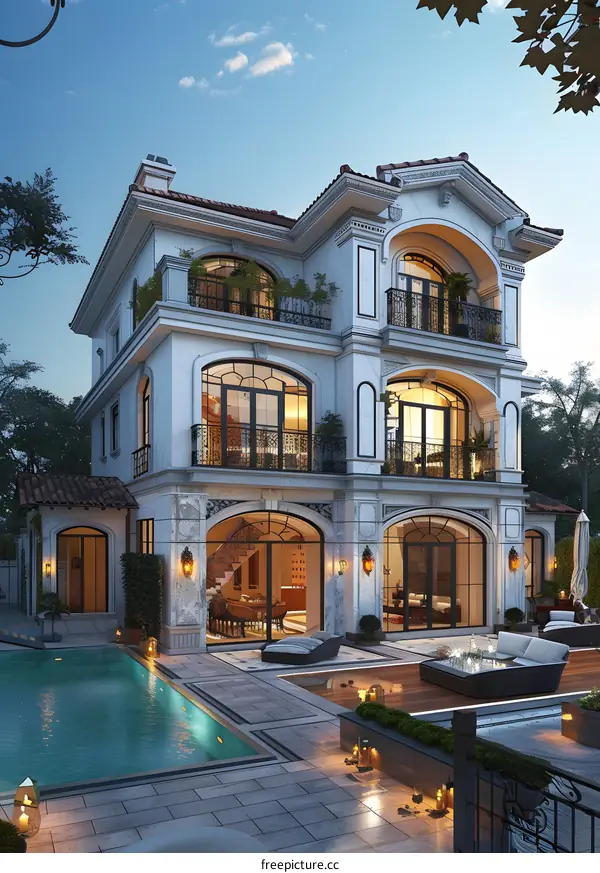 A Modern Villa with Swimming Pool