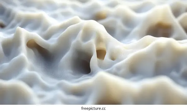 Abstract Texture of Rippled Fabric