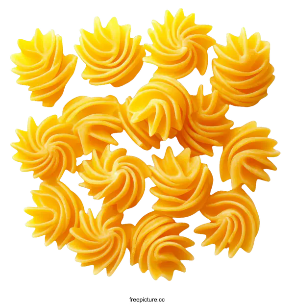 [Transparent Background PNG]Spiral Pasta Food Close-up