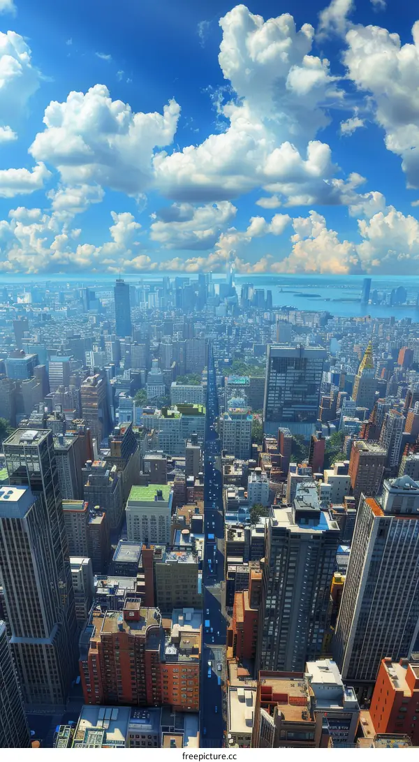 New York City Skyline at Sunset