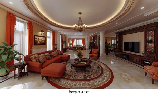 Elegant Classic Living Room Interior Design