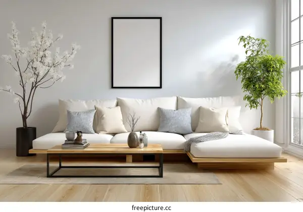 Modern Minimalist Living Room Interior Design