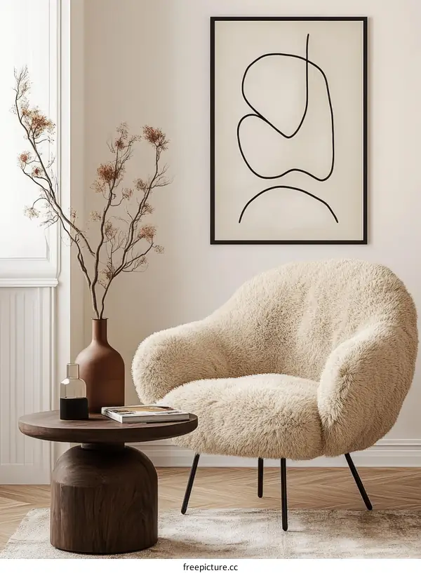 Modern Minimalist Living Room Artwork