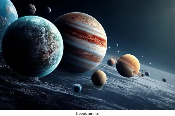 Colorful Planets in the Universe