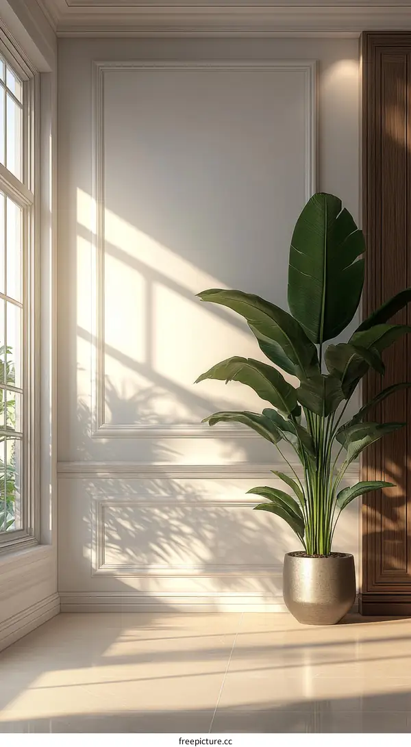 Elegant Interior Design with Sunlight