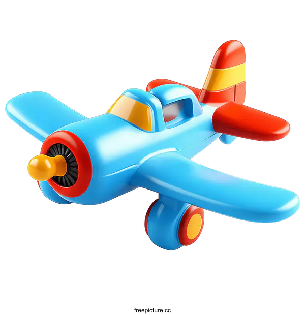 [Transparent Background PNG]Toy Airplane Illustration