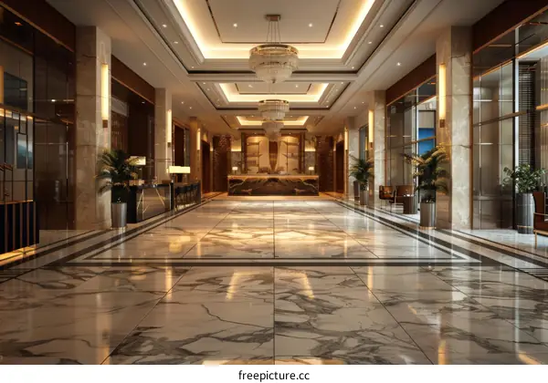 Luxury Hotel Lobby Interior Design