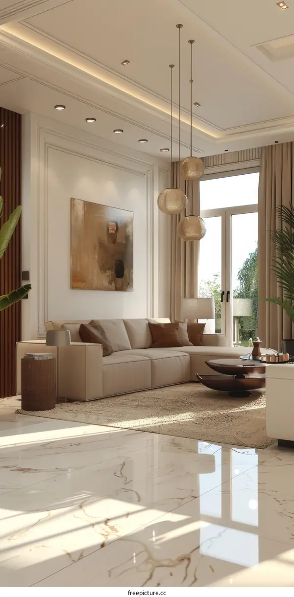 Modern Minimalist Living Room Interior Design