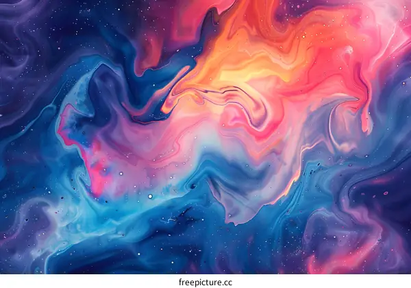 Colorful abstract painting