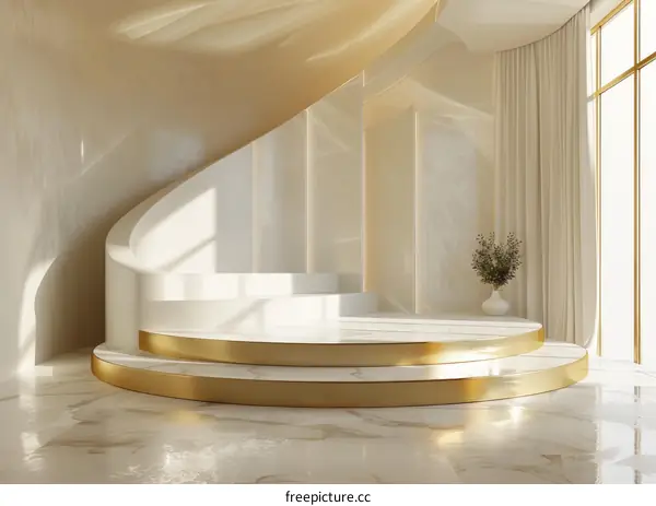 Luxury Minimalist Interior Design Staircase