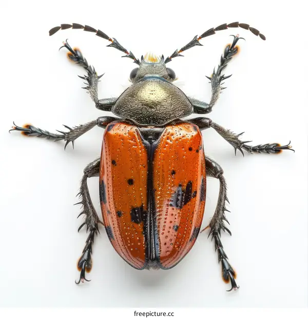 A detailed photo of a Jewel Beetle