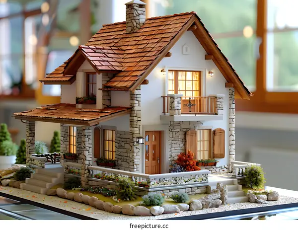 European-style miniature house
