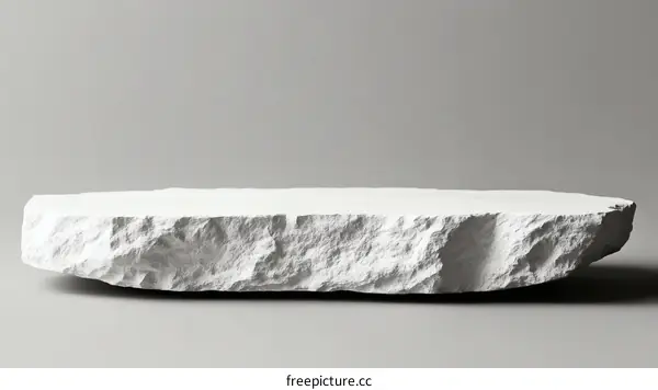 White Stone Product Display Stand