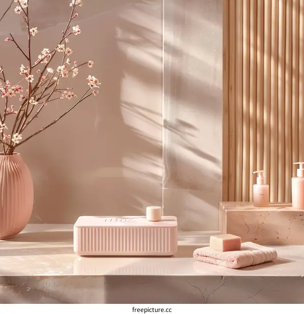 A Rose Pink Electric Aroma Diffuser