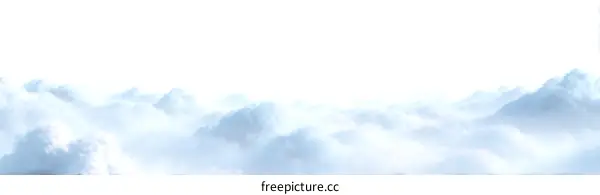 Abstract Fluffy Cloudscape Background