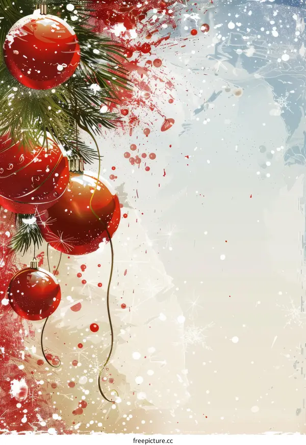 Christmas Decoration Ornaments Holiday Festive Background