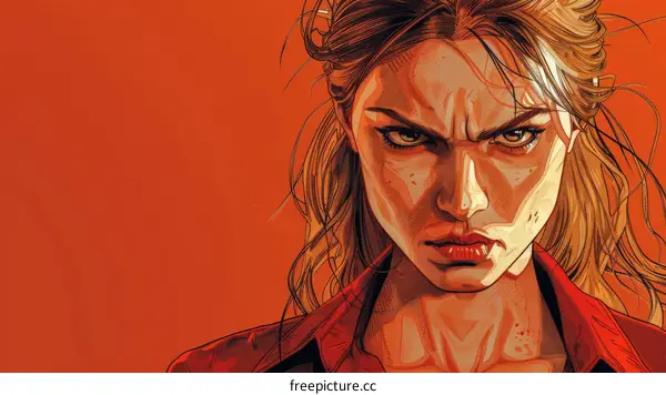 Portrait of a determined young woman