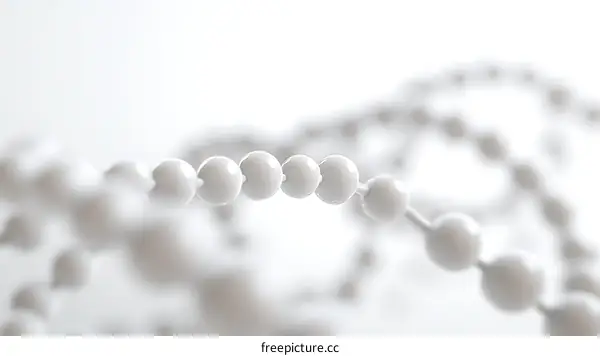 Abstract Molecular Structure Illustration