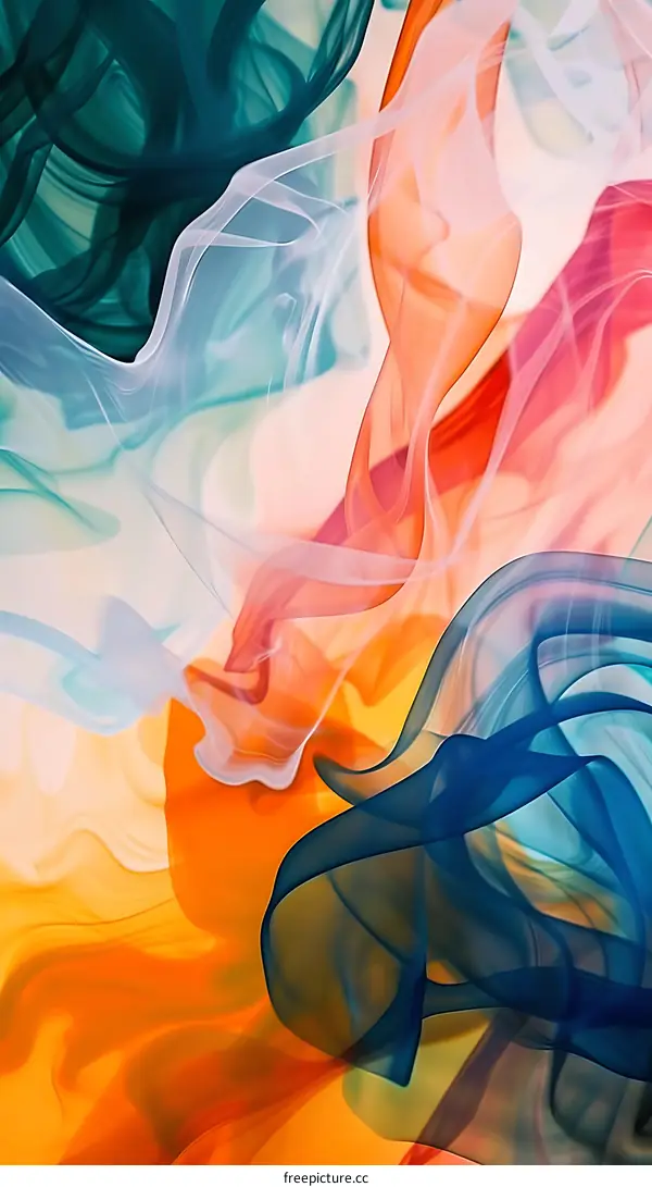 Abstract Colorful Fabric Background