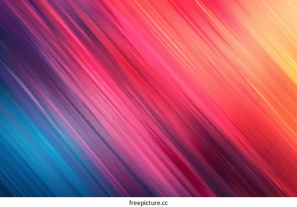 Colorful vibrant diagonal stripes background