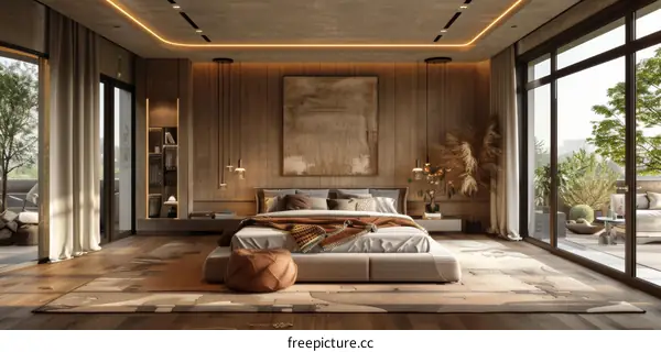 Modern Boho Bedroom Interior Design