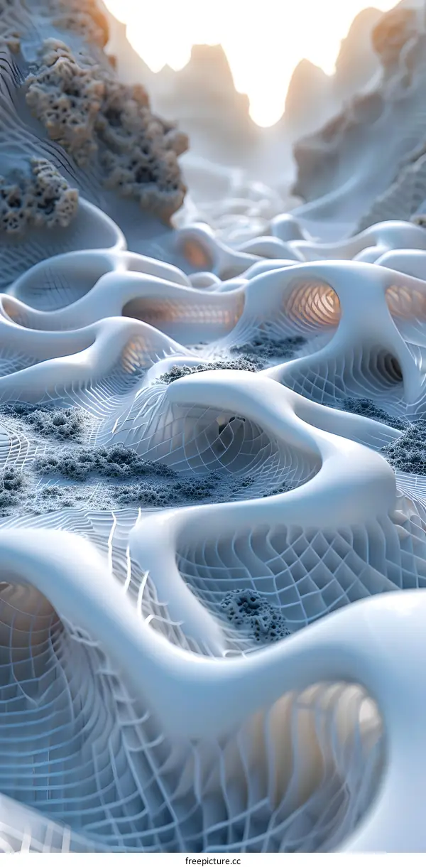 White Alien Coral Reef