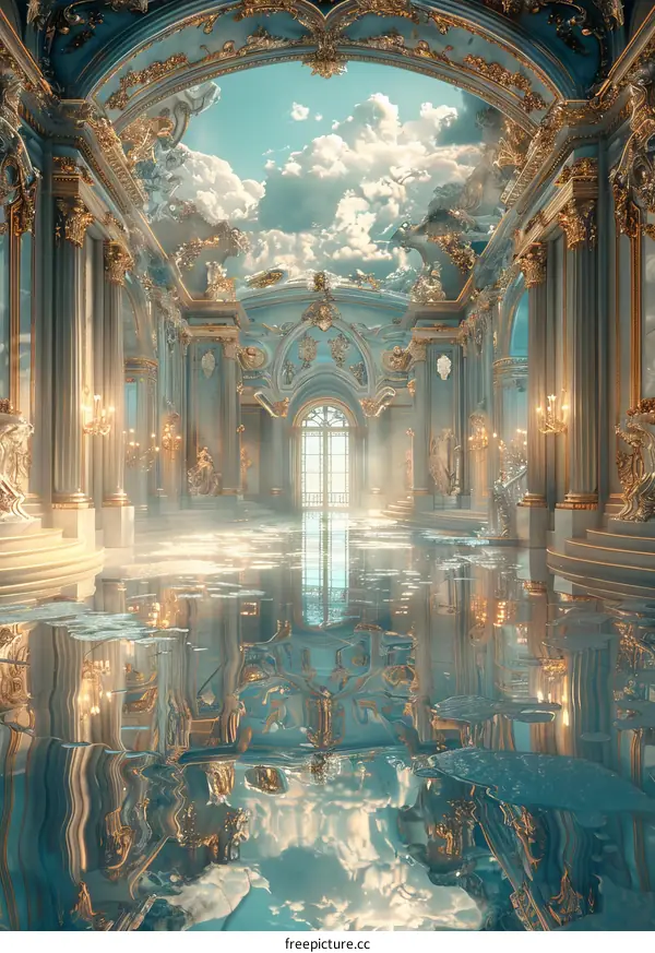 Grand Ballroom with Reflective Floor