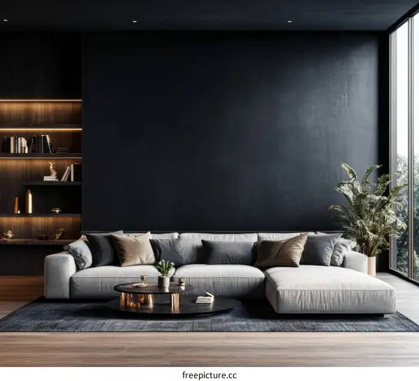 Modern Minimalist Living Room Interior Design