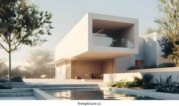 Modern Minimalist Home With Swimming Pool