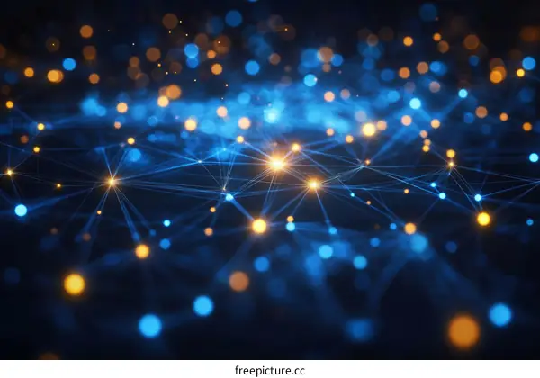 Abstract Network Connection Illustration