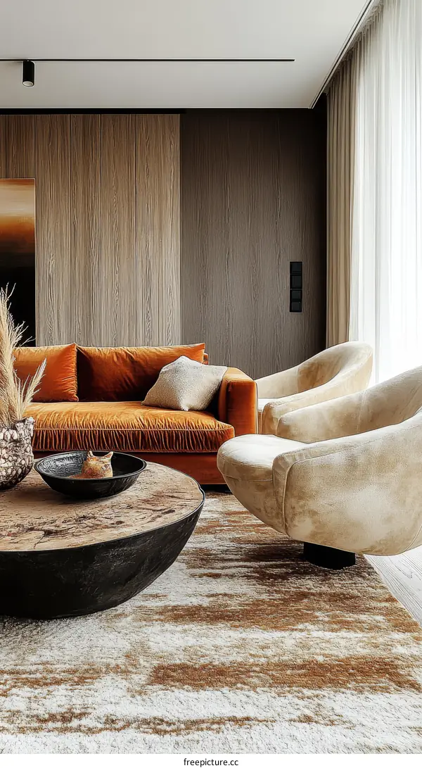 Modern Cozy Living Room Interior Design