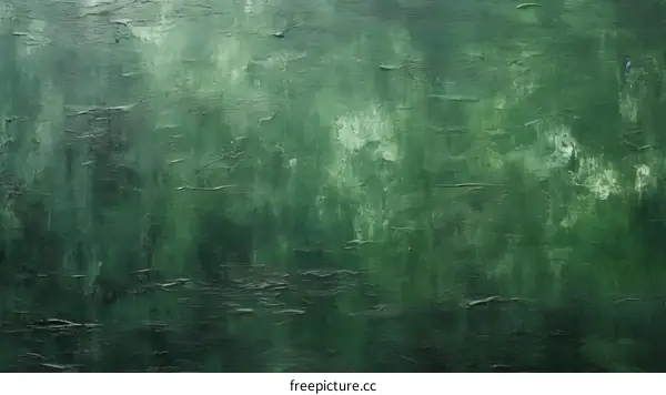 Dark green painted canvas texture background