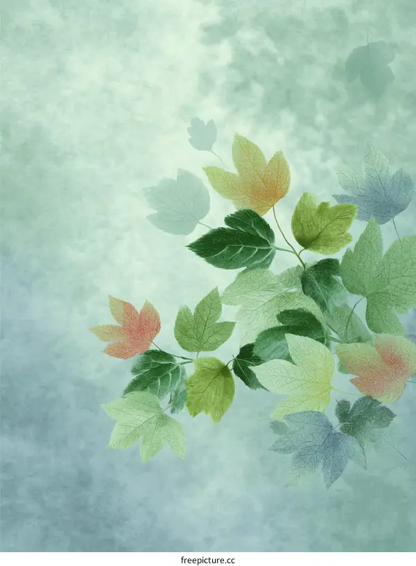 Autumn Leaves Background Illustration