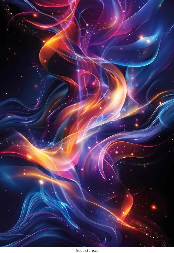 Cosmic Nebula: A Symphony of Colors