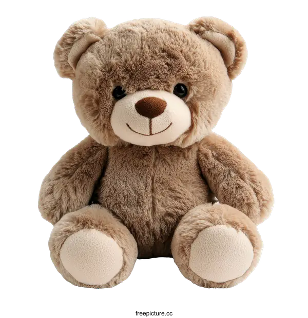[Transparent Background PNG]Adorable Brown Teddy Bear Toy