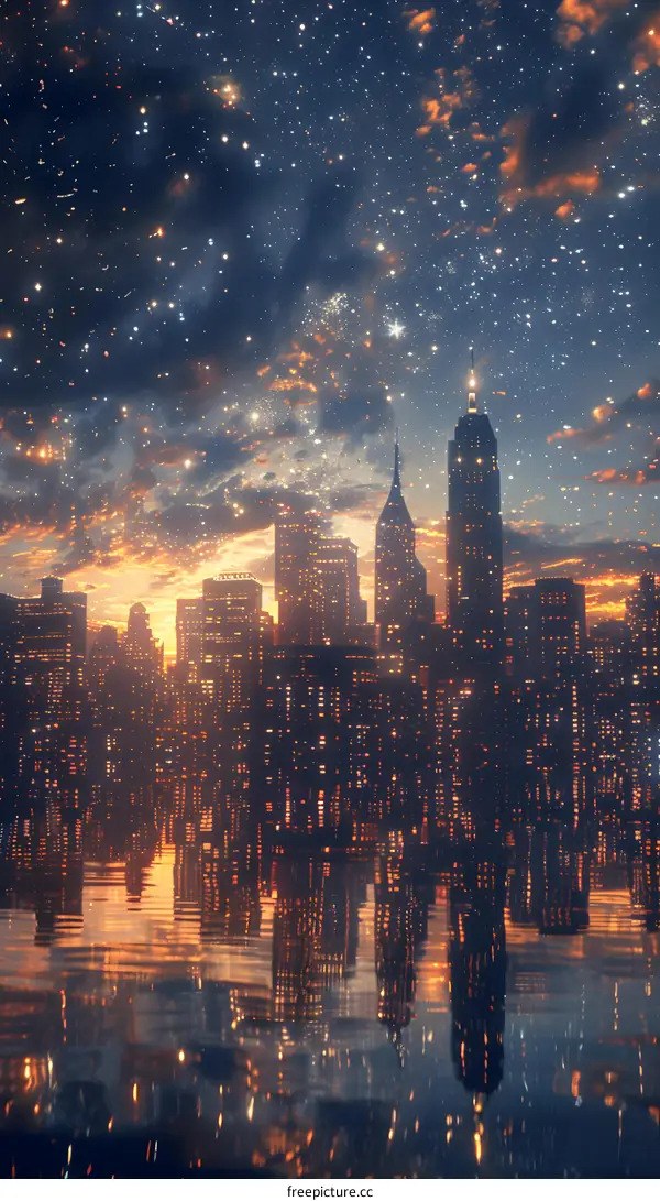 New York City Night View