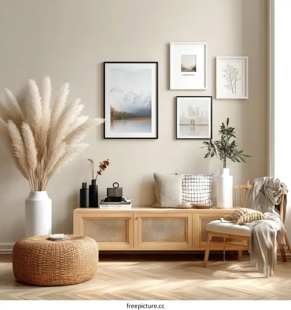 Modern Scandinavian Living Room Interior Design