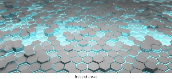 Abstract Geometric Hexagon Pattern Background Design