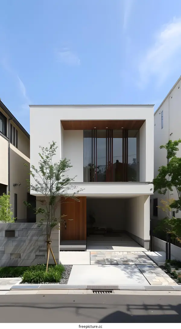 Modern Japanese Architecture White House Exterior Design